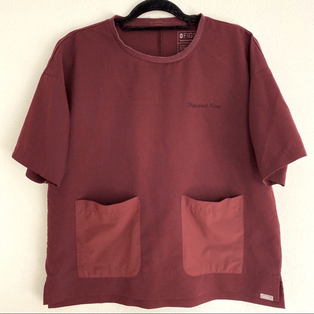 Figs Two Pocket Scrub Top Limited Edition size L. In good condition